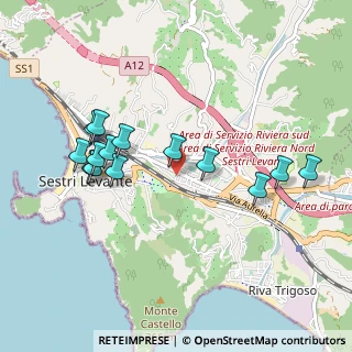 Mappa Via Dante Sedini, 16039 Sestri Levante GE, Italia (0.96857)