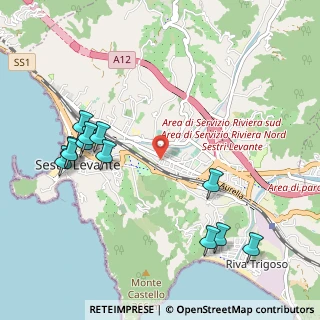 Mappa 16039 Sestri Levante GE, Italia (1.225)