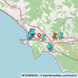 Mappa 16039 Sestri Levante GE, Italia (1.27667)