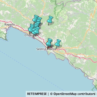 Mappa Via Baden Powell, 16039 Sestri Levante GE, Italia (6.73571)