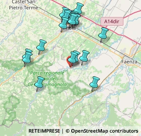 Mappa Via Firenze, 48025 Riolo Terme RA, Italia (8.0265)