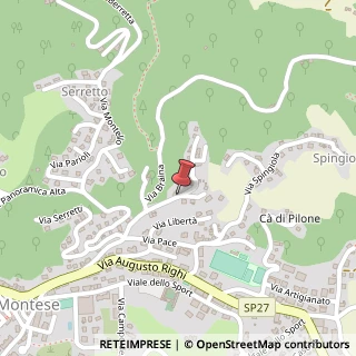 Mappa Via Paravento, 75, 41055 Montese, Modena (Emilia Romagna)