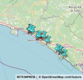 Mappa SP 44, 16030 Casarza Ligure GE (10.095)