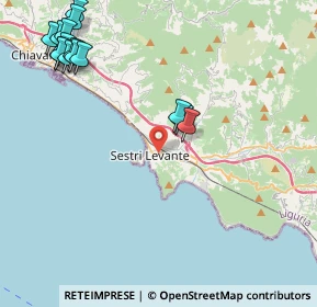 Mappa SS 1 Variante Aurelia di La Spezia, 16039 Sestri Levante GE, Italia (5.56)