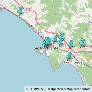 Mappa Viale XX Settembre, 16039 Sestri Levante GE, Italia (1.46182)