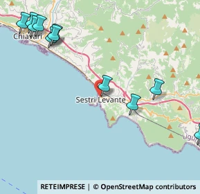 Mappa Via Veneto, 16039 Sestri Levante GE, Italia (5.64455)