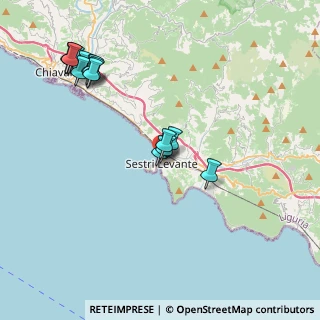 Mappa Via Veneto, 16039 Sestri Levante GE, Italia (4.41667)