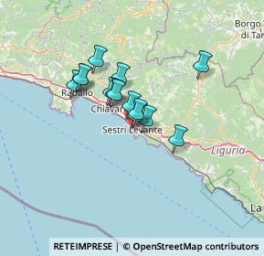 Mappa Via Veneto, 16039 Sestri Levante GE, Italia (9.37429)