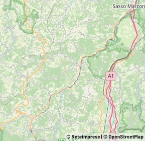Mappa 40030 Vergato BO, Italia (5.06)