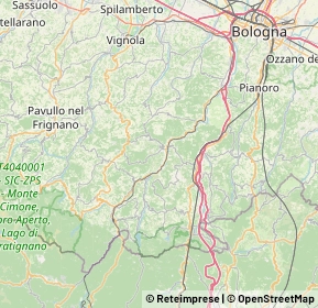 Mappa 40030 Vergato BO, Italia (20.373)