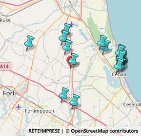 Mappa Via Dismano, 48125 San Zaccaria RA, Italia (8.8575)