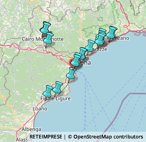 Mappa Via XXV Aprile, 17047 Vado Ligure SV, Italia (12.68778)