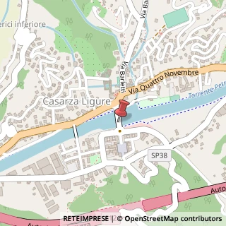 Mappa Via matteotti giacomo 340, 97019 Casarza Ligure, Genova (Liguria)