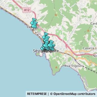 Mappa Via Eraldo Virgola Fico, 16039 Sestri Levante GE, Italia (0.75846)