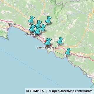 Mappa Via Eraldo Virgola Fico, 16039 Sestri Levante GE, Italia (6.2625)