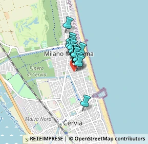 Mappa Via Oberdan, 48015 Cervia RA, Italia (0.397)