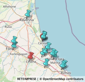 Mappa Via Oberdan, 48015 Cervia RA, Italia (14.66333)