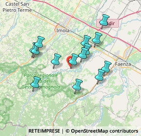 Mappa Via Benigno Zaccagnini, 48025 Riolo Terme RA, Italia (6.42571)