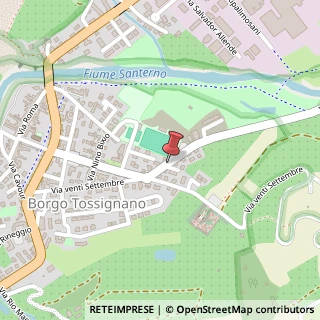 Mappa Via Giovanni XXIII,  7, 40021 Borgo Tossignano, Bologna (Emilia Romagna)