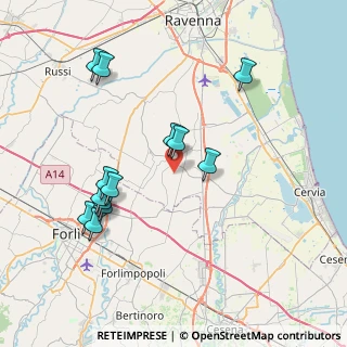Mappa Via Becchi Tognini, 48125 San Pietro In Campiano RA, Italia (8.05846)