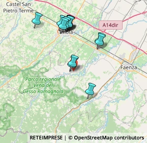 Mappa Via Pietro Nenni, 48025 Riolo Terme RA, Italia (7.43)