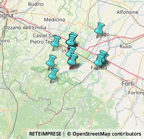 Mappa Via Pietro Nenni, 48025 Riolo Terme RA, Italia (9.25267)