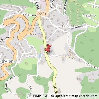 Mappa Via Val D'Aneva, 63, 40034 Castel d'Aiano, Bologna (Emilia Romagna)