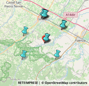 Mappa Via Rio Doccia, 48025 Riolo Terme RA, Italia (6.89294)