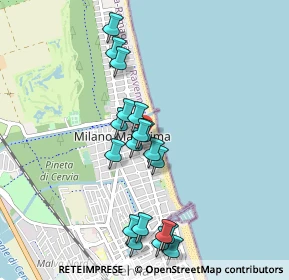 Mappa Viale II Giugno, 48015 Cervia RA, Italia (0.92684)