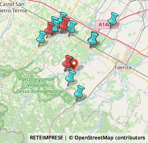 Mappa 48025 Cuffiano RA, Italia (7.28467)