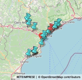 Mappa 17047 Savona SV, Italia (11.0715)