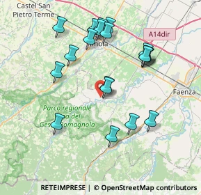 Mappa Via Palmiro Togliatti, 48025 Riolo Terme RA, Italia (7.67579)