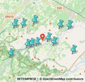 Mappa Via Mons.V.Tarlombani, 48025 Riolo Terme RA, Italia (3.84583)