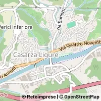 Kaart Casarza Ligure