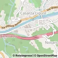 Kaart Casarza Ligure