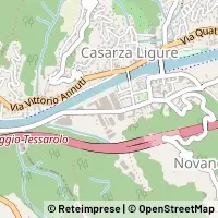 Kaart Casarza Ligure