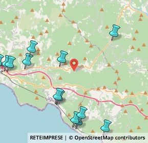 Mappa Via Fiume, 16030 Castiglione Chiavarese GE, Italia (5.85929)