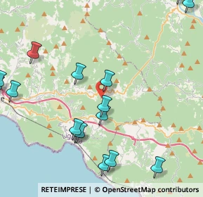 Mappa Via Fiume, 16030 Castiglione Chiavarese GE, Italia (6.02684)