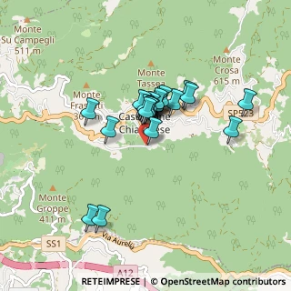 Mappa Via Fiume, 16030 Castiglione Chiavarese GE, Italia (0.62083)