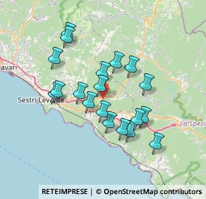 Mappa Via Fiume, 16030 Castiglione Chiavarese GE, Italia (6.31526)
