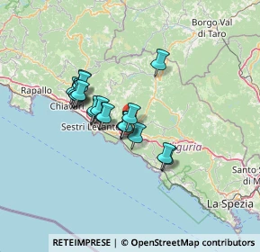 Mappa Via Fiume, 16030 Castiglione Chiavarese GE, Italia (10.2015)
