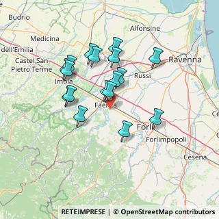 Mappa Via delle Vigne, 48018 Faenza RA, Italia (12.56)