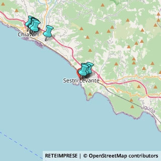 Mappa Via XXV Aprile, 16039 Sestri Levante GE, Italia (4.67636)