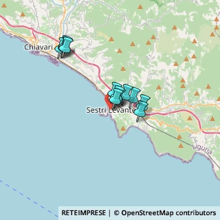 Mappa Via XXV Aprile, 16039 Sestri Levante GE, Italia (2.60667)