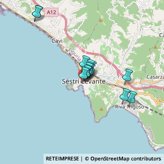 Mappa Via XXV Aprile, 16039 Sestri Levante GE, Italia (1.38538)