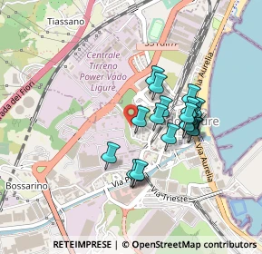 Mappa Via Cesare Battisti, 17047 Vado Ligure SV, Italia (0.3665)