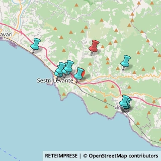Mappa SP 523, 16039 Sestri Levante GE (3.62091)
