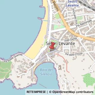 Mappa Via XXV Aprile, 92, 16039 Sestri Levante GE, Italia,  Sestri Levante, Genova (Liguria)
