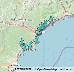 Mappa Via Antonio Gramsci, 17043 Vado ligure SV, Italia (8.46)