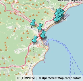 Mappa Via Antonio Gramsci, 17043 Vado ligure SV, Italia (3.61429)